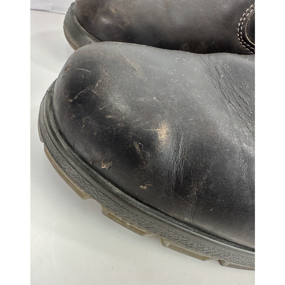 Redback Distressed Steel Toe Boots USBOK Red Back Elastic Brown Men's Size 14 - Picture 10 of 16